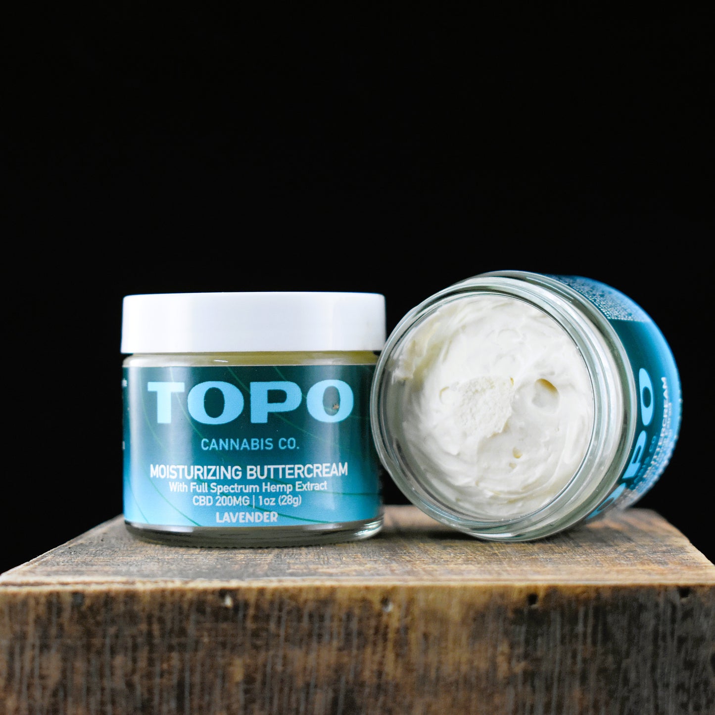 Moisturizing Buttercream w/ Full Spectrum Hemp Extract 2000mg/1oz by Topo Cannabis