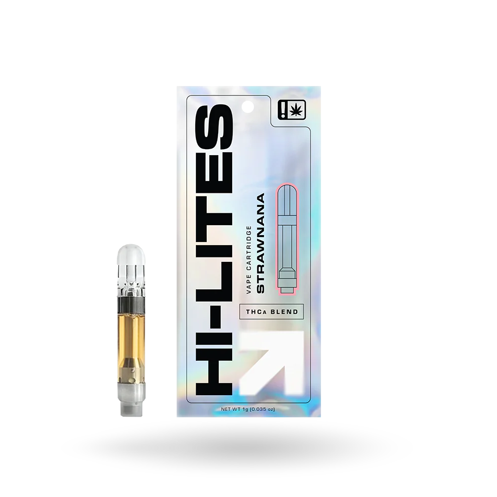 Hi-Lites THCa blend - Strawberry Cartridge available at Topo