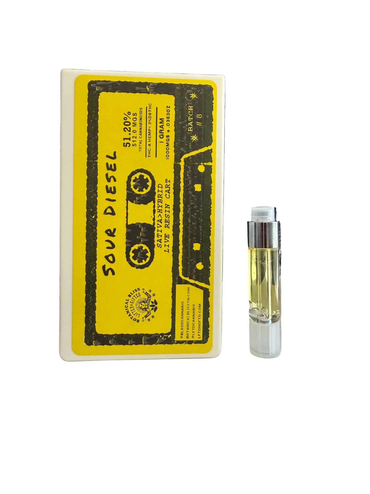 THCa Live Resin 1G Cartridge by BBxLG