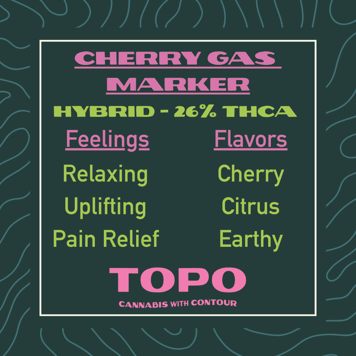 Cherry Gas Marker Smalls THCa Hemp Flower