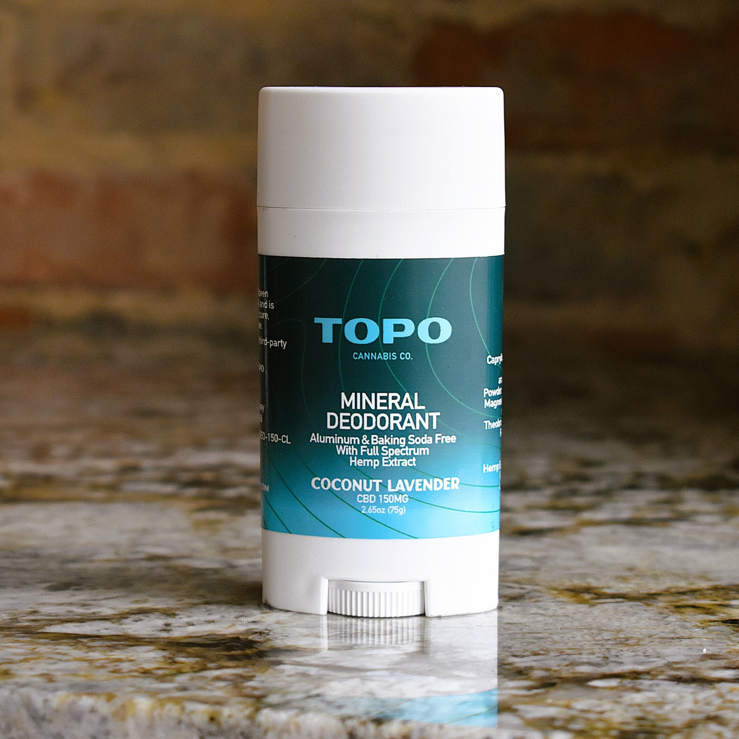 Mineral Deodorant w/ Full Spectrum Hemp Extract 150mg/ 2.65oz