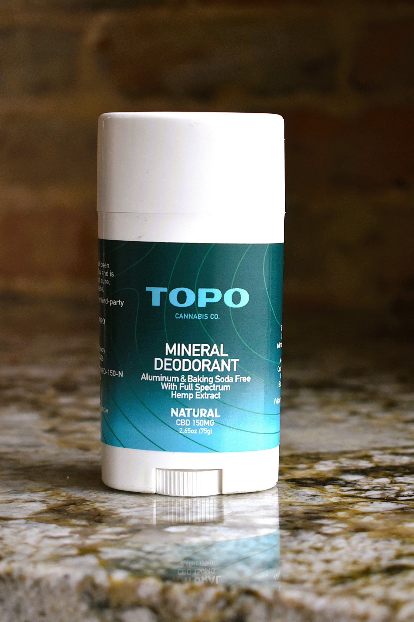 Mineral Deodorant w/ Full Spectrum Hemp Extract 150mg/ 2.65oz