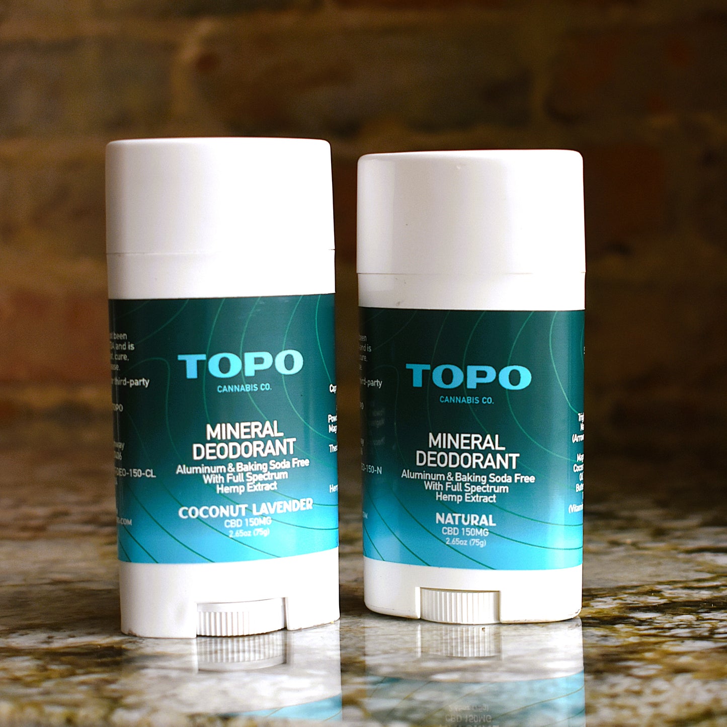 Mineral Deodorant w/ Full Spectrum Hemp Extract 150mg/ 2.65oz