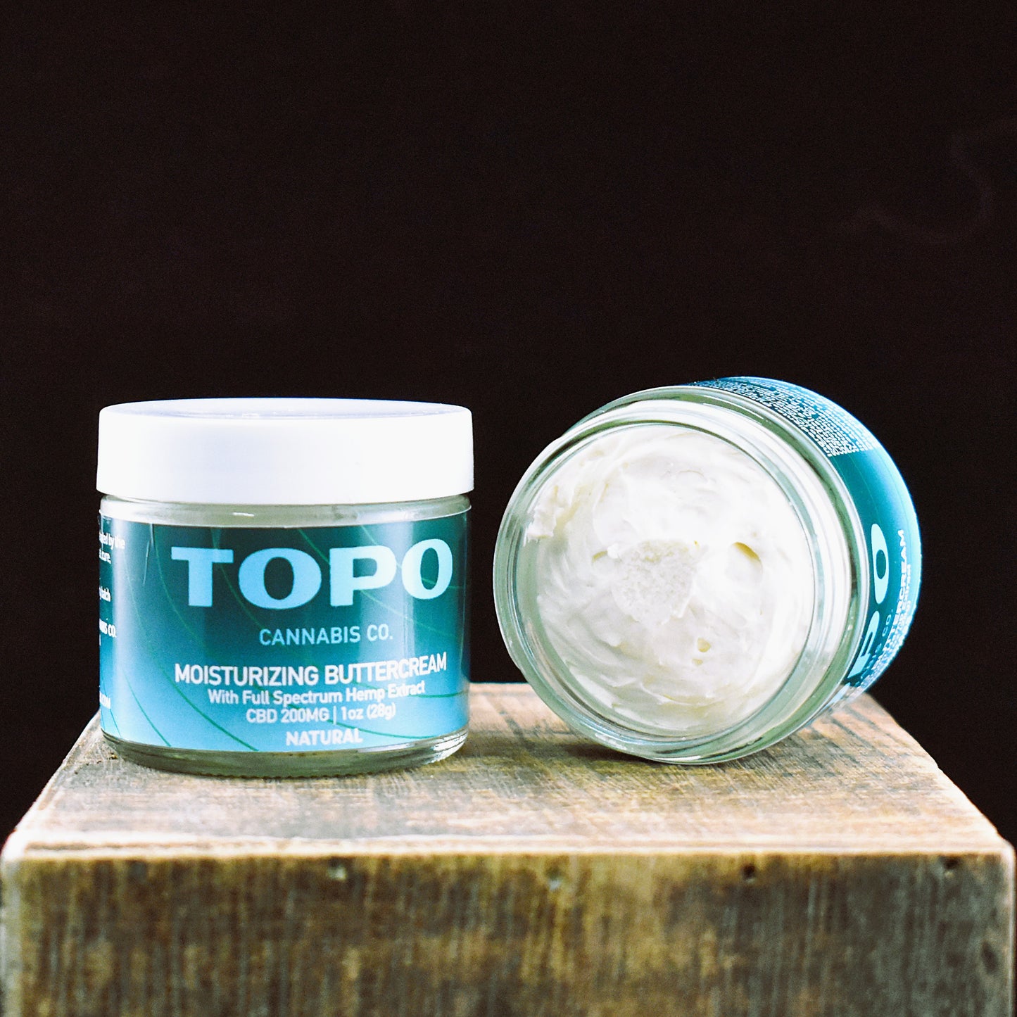 Moisturizing Buttercream w/ Full Spectrum Hemp Extract 2000mg/1oz by Topo Cannabis