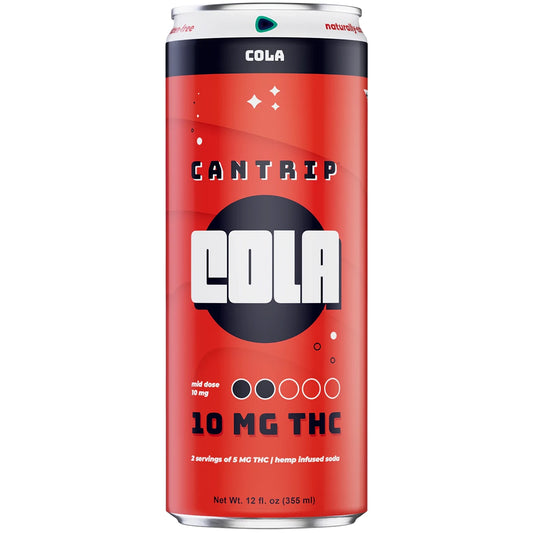 Cantrip Cola Flavored THC Infused soda with 10MG THC