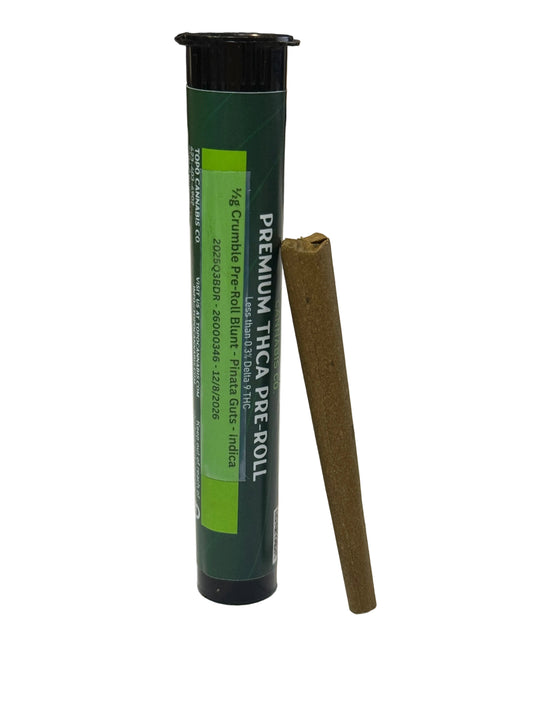 Indica Crumble Blunt: Piñata Gutz