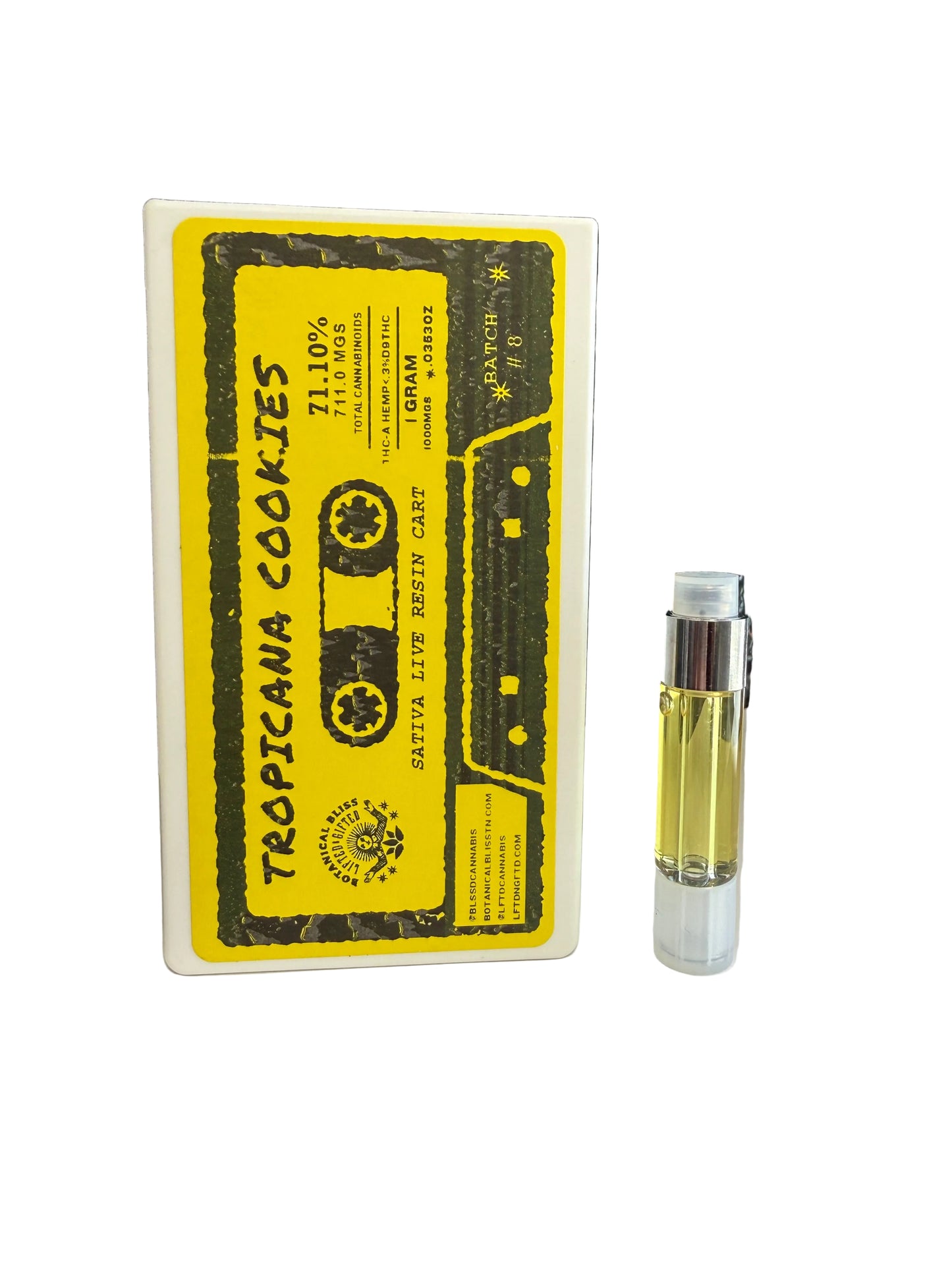 THCa Live Resin 1G Cartridge by BBxLG