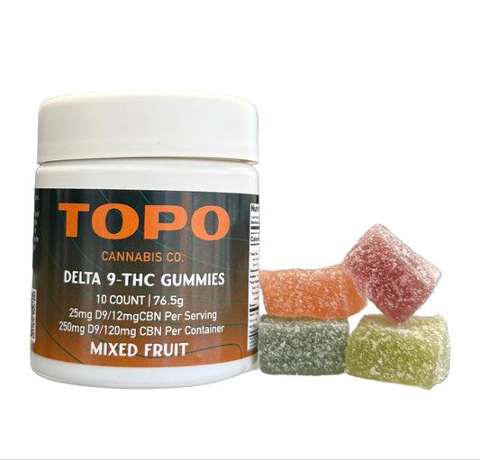 Scenic City 25mg D9 12mg CBN - Mixed Fruit