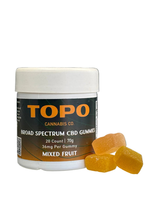 Topo Appalachian Gummies Broad Spectrum CBD Gummies