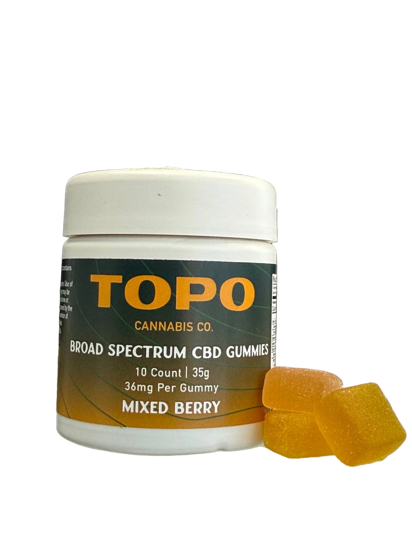 Topo Appalachian Gummies Broad Spectrum CBD Gummies