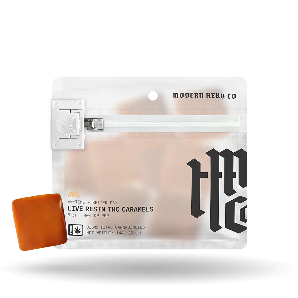 The Hemp Collect Live D9 Caramel: Anytime Oregon 1ct
