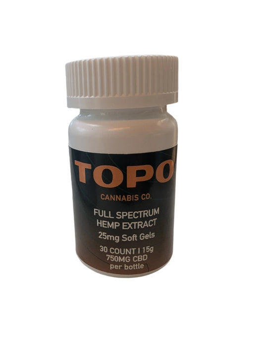 Full Spectrum Hemp Extract 25mg Soft Gel