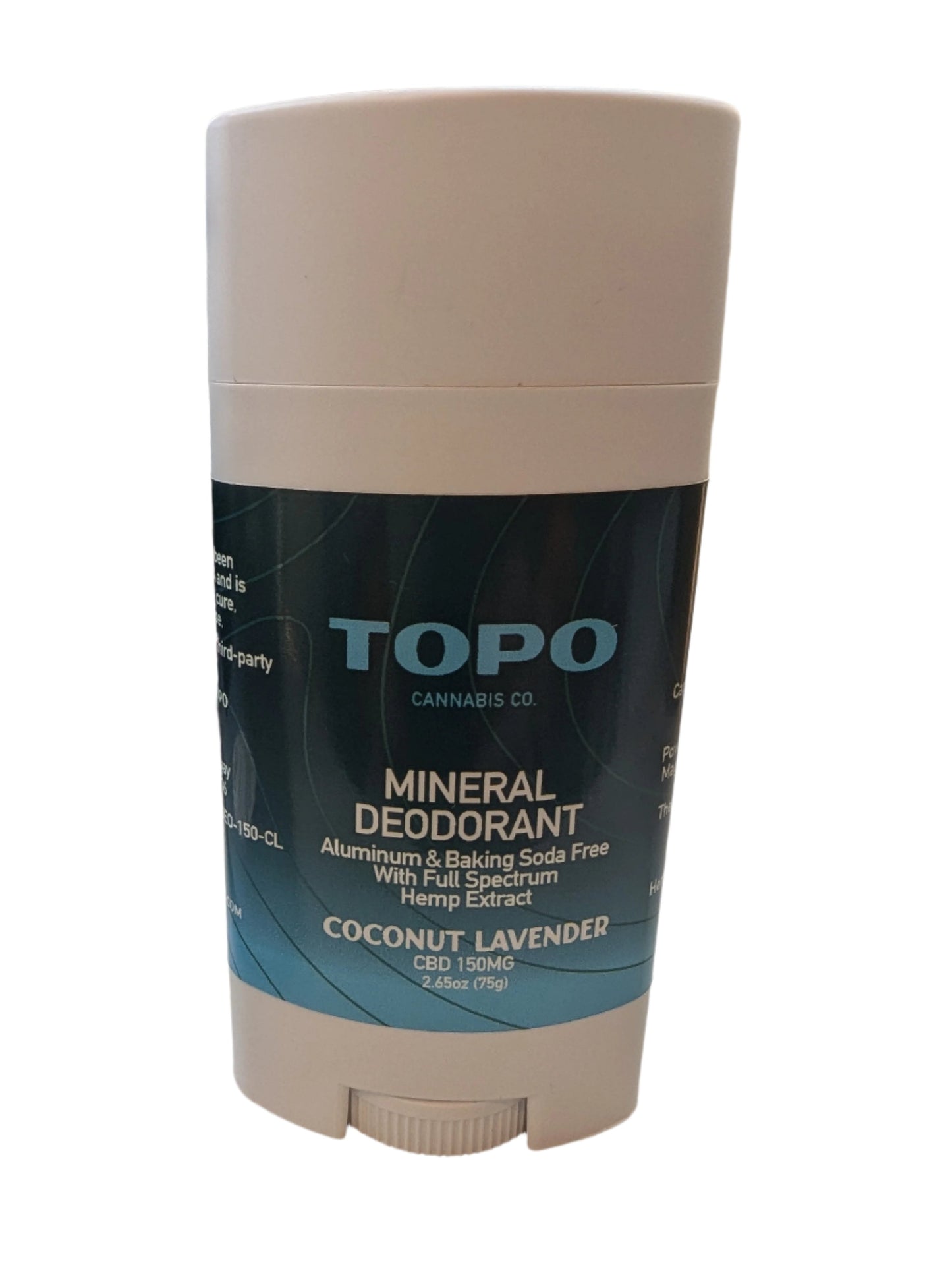 Mineral Deodorant w/ Full Spectrum Hemp Extract 150mg/ 2.65oz