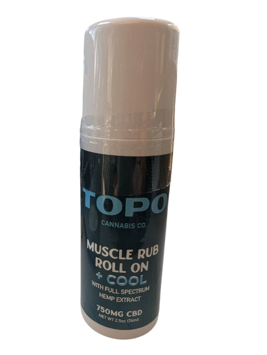 Muscle Rub Roll On + Cool 750mg/2.5oz