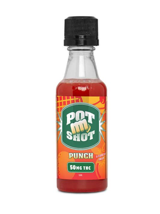 Pot Shot 50mg THC Punch Flavored