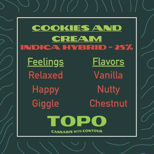 Cookies and Cream THCa Hemp Flower