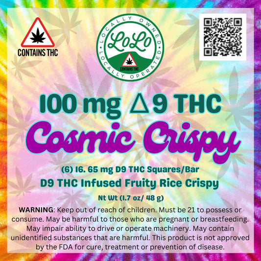 Lolo Bar 100mg D9 Cosmic Crispy