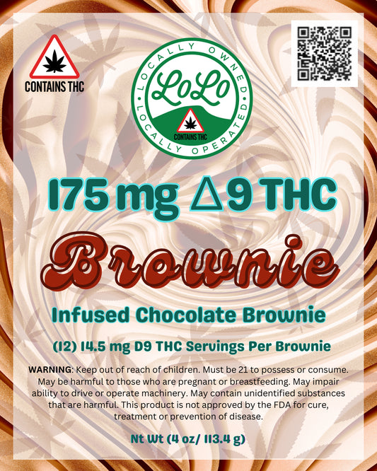 Lolo Bars 175mg D9 Brownie