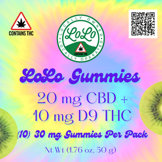 Lolo Gummies 2:1 CBD/D9