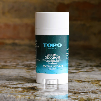 Mineral Deodorant w/ Full Spectrum Hemp Extract 150mg/ 2.65oz