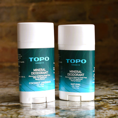 Mineral Deodorant w/ Full Spectrum Hemp Extract 150mg/ 2.65oz
